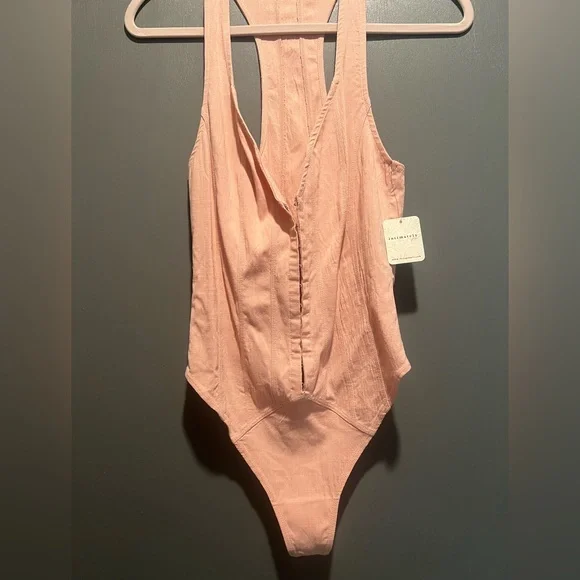 Free People Pink Bodysuit - Picture 3 of 8